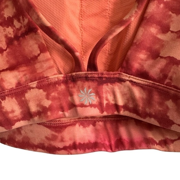 Athleta Exhale Powervita Sports Bra, Coral Tie Dye, Size 1X - Picture 8 of 9